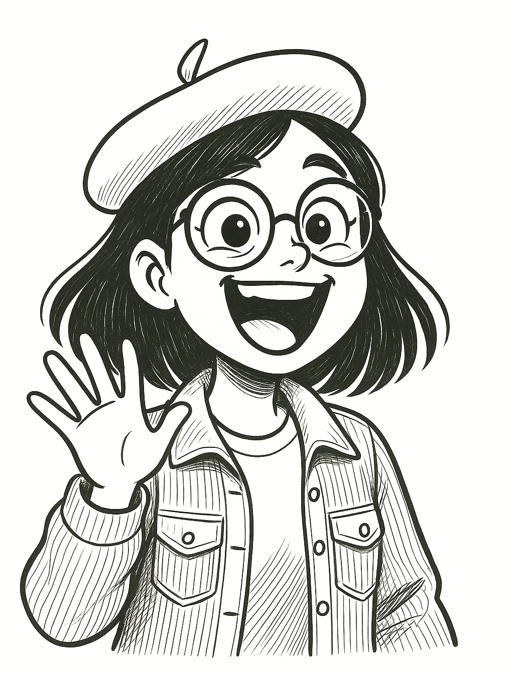 Natalia de Kauseando saludando